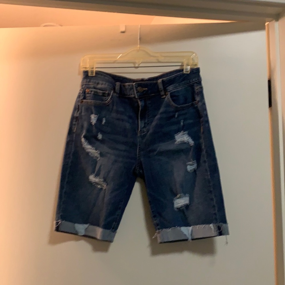 Denim shorts